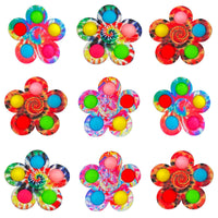 Five-Finger Camouflage Pop Fidget Spinner Toy for Stress Relief and Sensory Play