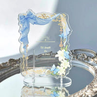 Acrylic Photocard Holder Display Stand for Instax Mini Photos and Collectibles