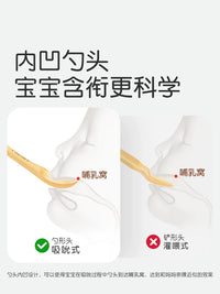 Shixi Silicone Baby Spoon Set for Newborns and Infants, Soft Feeding Spoons for Solids, Water, Milk, and Rice Cereal