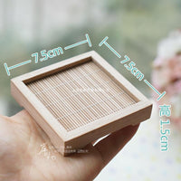 Japanese Style Miniature Dollhouse Retro Tatami Screen Display Ornament