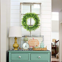 Artificial Eucalyptus Wreath Greenery Garland for Door Wall Decor