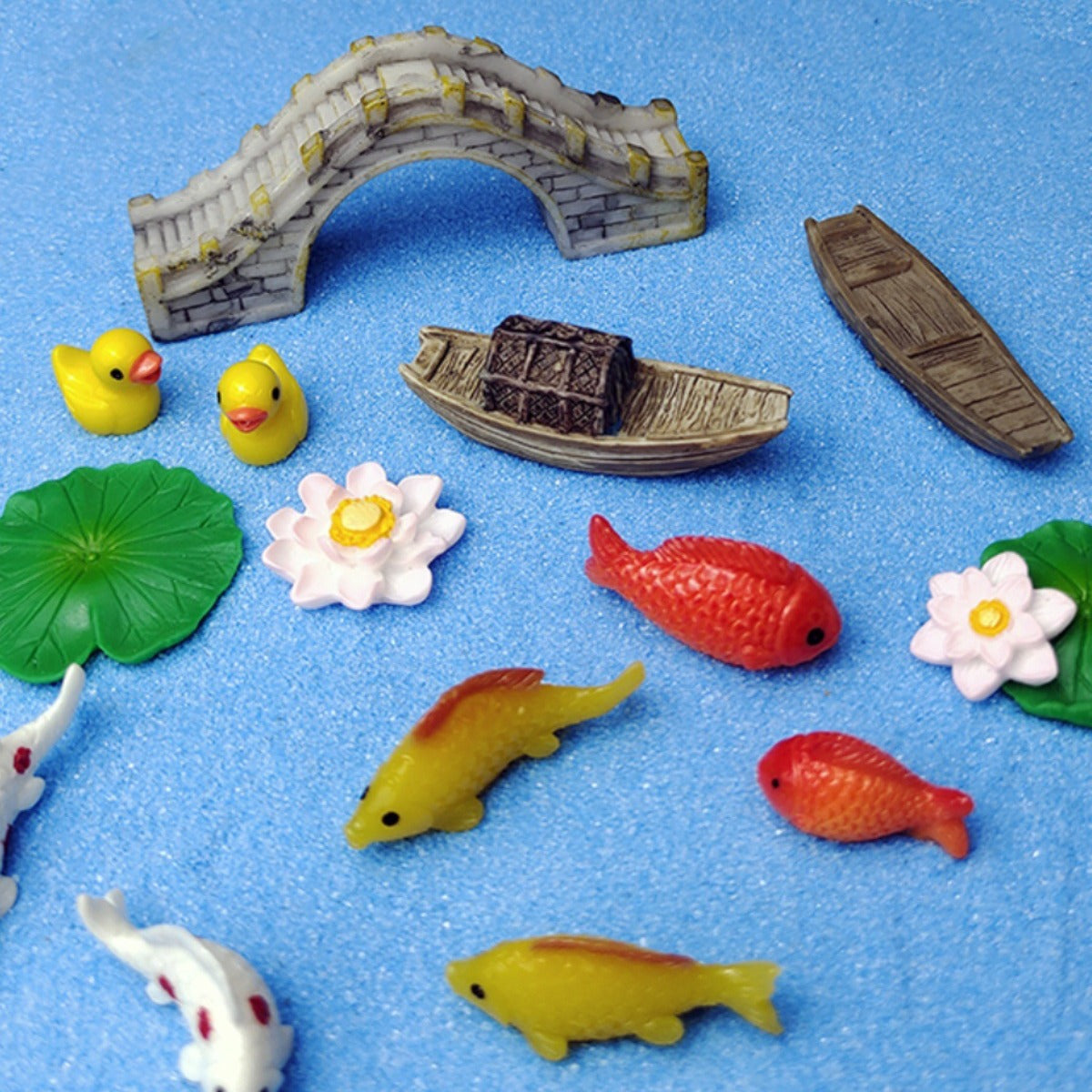 Miniature Landscape Lotus Pond DIY Kit for Terrariums and Bonsai