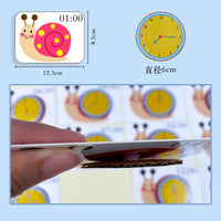 Preschool Clock Learning Set for Kids - Time Recognition Math Practice Game