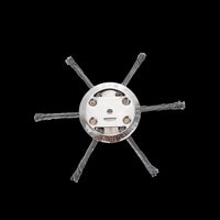 Steel Wire Brush Cutter Head for Cordless Trimmers, Weed Removal Tool