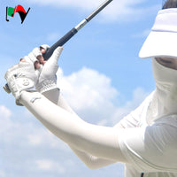 MY Golf Sun Protection Ice Silk Arm Sleeves for Women, UV Protection Outdoor Sports Long Arm Covers