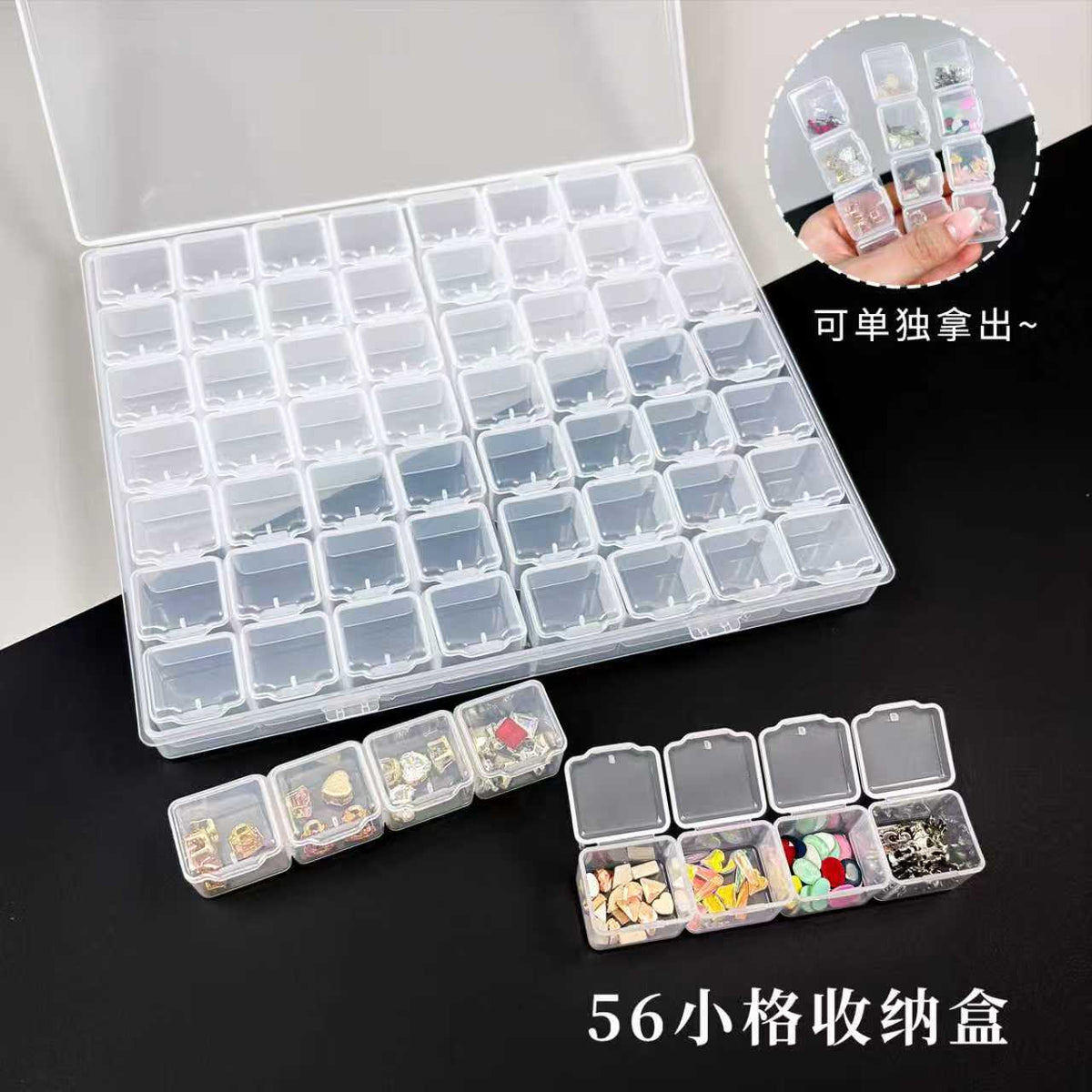 Anti-Oxidation Jewelry Storage Box with Multiple Compartments for Earrings and Necklaces