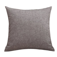 Solid Color Thickened Square Throw Pillow with Insert for Sofa Office Car
