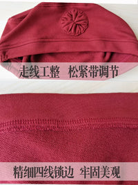 Elderly Women's Cotton Breathable Sleep Cap with Elastic Band for Warmth and Comfort
