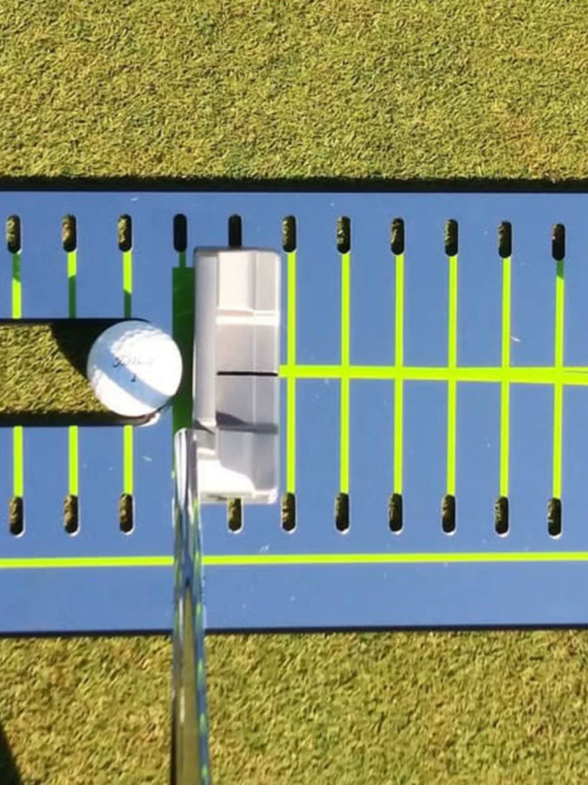 Golf Putting Mirror & Training Aid for Indoor/Outdoor Green Practice