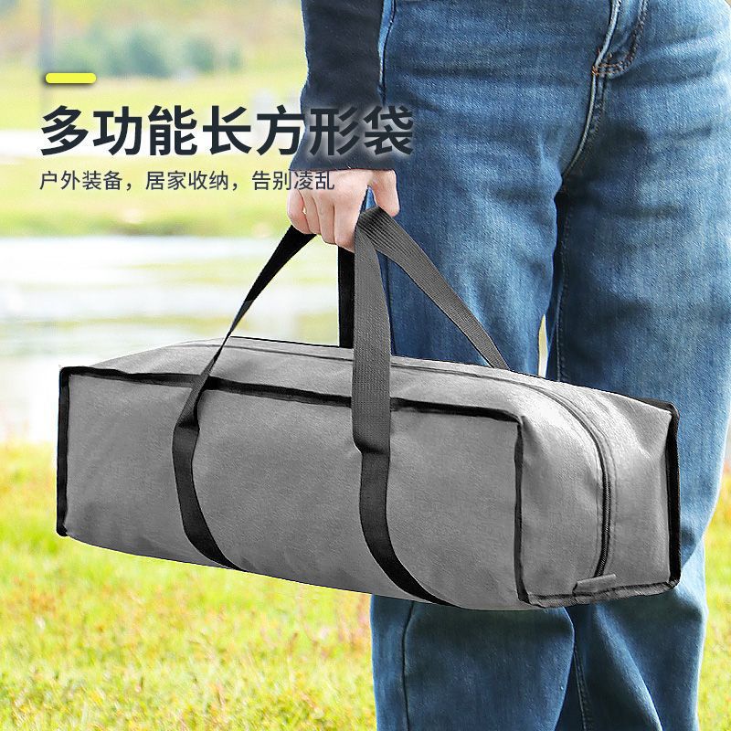 Thickened Oxford Cloth Outdoor Camping Table Tent Storage Bag Waterproof Fishing Long Strip Organizer