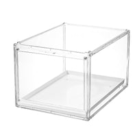 Stackable Transparent Dustproof Hat Storage Box for Baseball Caps and Duckbill Hats