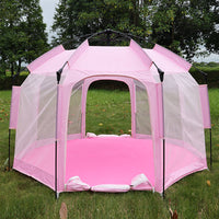 Automatic Pop-Up Octagonal Camping Tent for 3-4 People, Portable Outdoor Shelter