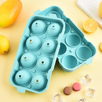 Silicone Sphere Ice Cube Mold for Whiskey and Cocktails, Large Round Ice Ball Maker