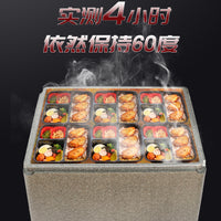 Portable Insulated Cooler Box for Outdoor Picnics, Food Delivery, and Car Travel - Hot and Cold Preservation