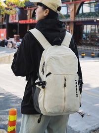 Lightweight Solid Color Backpack for Hiking, School, Commuting, and Travel