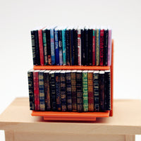 Dollhouse Miniature Classic Novel Model Bookcase with Books