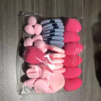 35-Piece Makeup Sponge Set with Mini Powder Puffs and Cosmetic Blenders