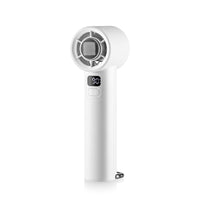 Portable Semiconductor Cooling Handheld Fan with Ice Compress, USB Rechargeable Mini Outdoor Fan