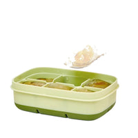 Food-Grade Silicone Ice Cube Tray with Soft Bottom for Easy Release, Refrigerator Ice Maker Mold