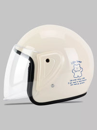 Unisex 3C Certified Motorcycle Half Helmet for All Seasons - Cute Summer Sun Protection Safety Helmet