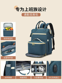 Women's Large Capacity Insulated Lunch Backpack for Work, Picnic & Outdoor Camping