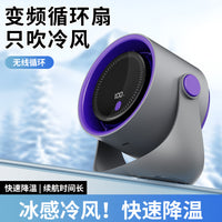 Portable USB Desk Fan with Wall Mount Option, Mini Personal Fan for Office, Kitchen, Dorm, Outdoor Use