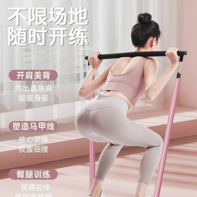 Resistance Band Set for Yoga Pilates Fitness Training