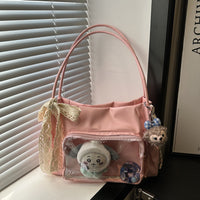 Fashion Anime Ita Bag Small Capacity Everyday Student Casual Versatile JK Crossbody Shoulder Bag Transparent Doll Bag