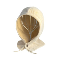 Women's Knitted Balaclava Hat Scarf Set Winter Warm Ear Protection Hooded Beanie
