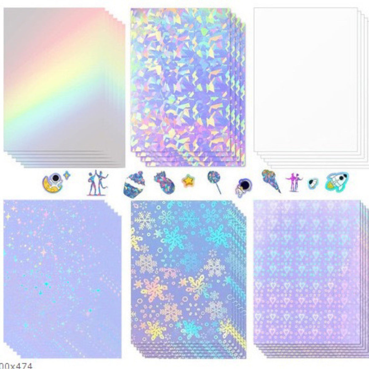 BOPP Self-Adhesive Laser Cold Lamination Film for Photos and Stickers, A4