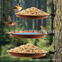 Creative Hanging Bird Feeder and Bath Set for Outdoor Patio Decor