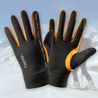 Waterproof Thermal Cycling Gloves for Men and Women, Touchscreen Compatible, Reflective