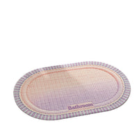 Linen Diatomaceous Earth Bath Mat Absorbent Non-Slip Quick Dry Bathroom Floor Mat