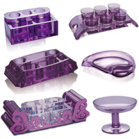 Acrylic Fruit Plate, Ashtray, Ice Bucket, and Microphone Stand for KTV Bar Party Room Decor