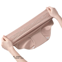 Women's Cotton Antibacterial High-Waist Briefs for Middle-Aged and Elderly