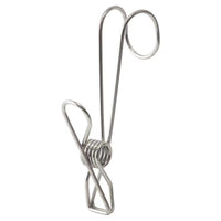 Stainless Steel Multi-functional Clothes Pegs and Foldable Clips for Laundry and Documents