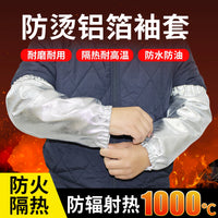 Aluminum Foil Heat Resistant Apron and Gloves for Welding and High-Temperature Work