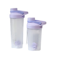 Sports Shaker Bottle with Scale for Protein Powder and Fitness, Plastic Water Bottle