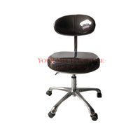 Dental Chair Medical Stool with PU Seat and Swivel Casters