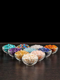 Natural Gemstone Mandala Offering Set for Buddhist Rituals