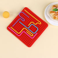 Kids Silicone Sensory Activity Board Fidget Toy for Focus Training