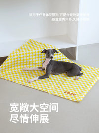 ZEZE Pet Cooling Mat for Cats and Dogs, Summer Ice Pad for Sleeping, Cooling Relief