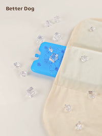 Pet Stroller Cooling Pad Cover with Ice Pack for Cats and Dogs, Summer Relief