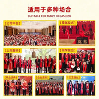 Chinese Red Scarf for Business Events, Celebrations, and Annual Meetings
