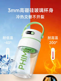 Portable Automatic Glass Juicer Blender with Ice Crushing Function, 700ml/1000ml