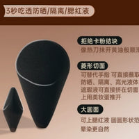 Multi-Faceted Makeup Sponge Blender for Liquid Foundation, Blush, and Highlighter - Wet & Dry Use