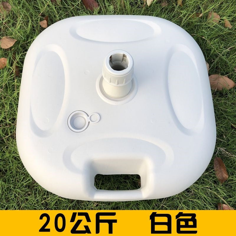 20/25/30L Outdoor Patio Umbrella Base, Water/Sand Filled Heavy Duty Stand for Beach Umbrella, Market Umbrella