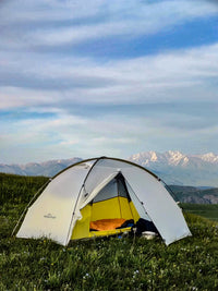 SnowTrail X3 Lightweight 1-Person Tent with Sleeping Pad for Hiking Camping