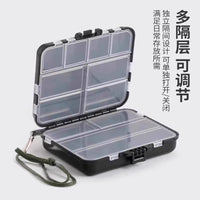 Portable Double-Layer Mini Fishing Lure and Hook Storage Box