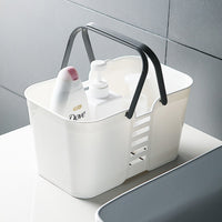 Portable Plastic Shower Caddy Basket for Bathroom Toiletries and Storage
